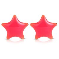 Ohrstecker Stern Silber aus Edelstahl Kinder