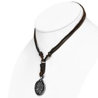 Kette für Biker Leder aus Messing Herren...