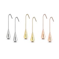 Ohrhänger Tropfen aus Edelstahl Damen rosegold