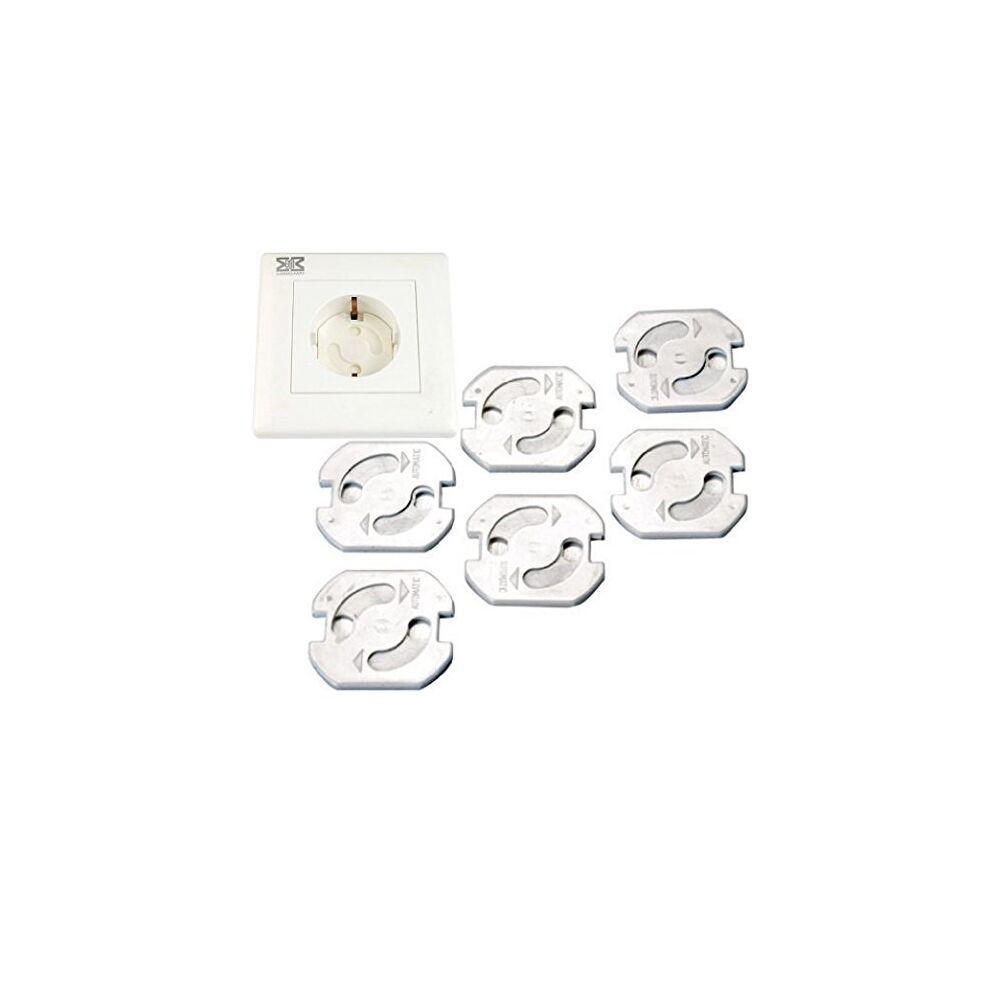 20x Kindersicherung für Steckdose Drehmechanik Steckdosensicherung