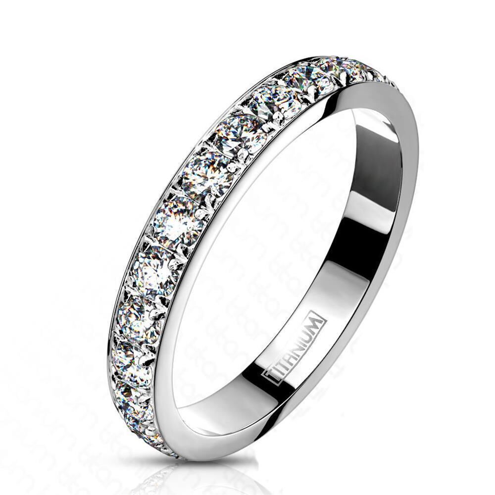 Ring Breit Matt Mit Schwarzem Kristall Schwarz Aus Edelstahl Unisex