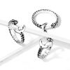 Ring "Herr der Ringe" schwarz aus Edelstahl Unisex