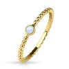 Ring Opal Gold aus Messing Damen