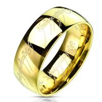 Ring "Herr der Ringe" gold aus Edelstahl Unisex