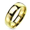 Ring mit elbischem Schriftzug gold aus Edelstahl Unisex
