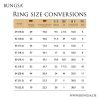 49 (15.6) Bungsa© Ring silber mit 3 Steinen & goldenem Mittelring