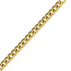 Kette Panzerkette Gold aus Edelstahl Unisex 4mm x 53,5cm