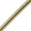 Kette runde Schlangenglieder aus Edelstahl Unisex - Stärke 4,2 mm Gold