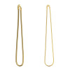 Kette runde Schlangenglieder aus Edelstahl Unisex - Stärke 4,2 mm Gold