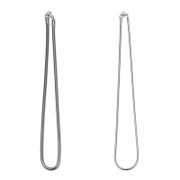 Kette runde Schlangenglieder aus Edelstahl Unisex - Stärke 4,2 mm Silber