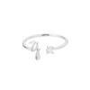 Buchstaben Ring Silber aus Metall Unisex - Buchstabe Y