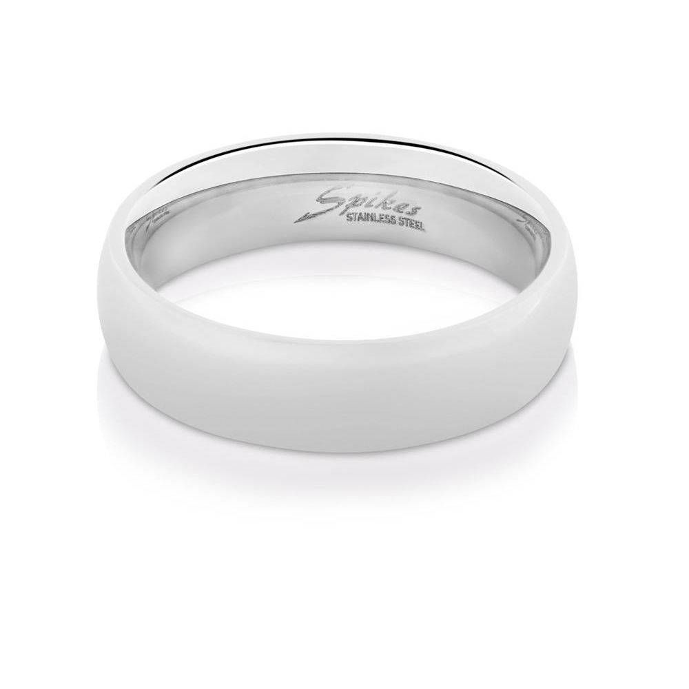 Ring hochglanzpoliert Silber aus Edelstahl Unisex, 9,99 €
