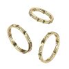 Ring mit elbischem Schriftzug gold aus Edelstahl Unisex 52 (16.6)