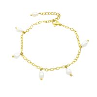 Armband Boho Perlen verschiedene Farben aus Edelstahl Damen silber