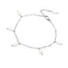 Armband Boho Perlen verschiedene Farben aus Edelstahl Damen silber