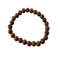 Armband 8mm Perlen Holz/Naturstein Unisex - in 4 Varianten