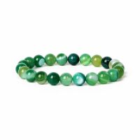 Armband Naturstein-Perlen  6mm verschiedene Farben Unisex