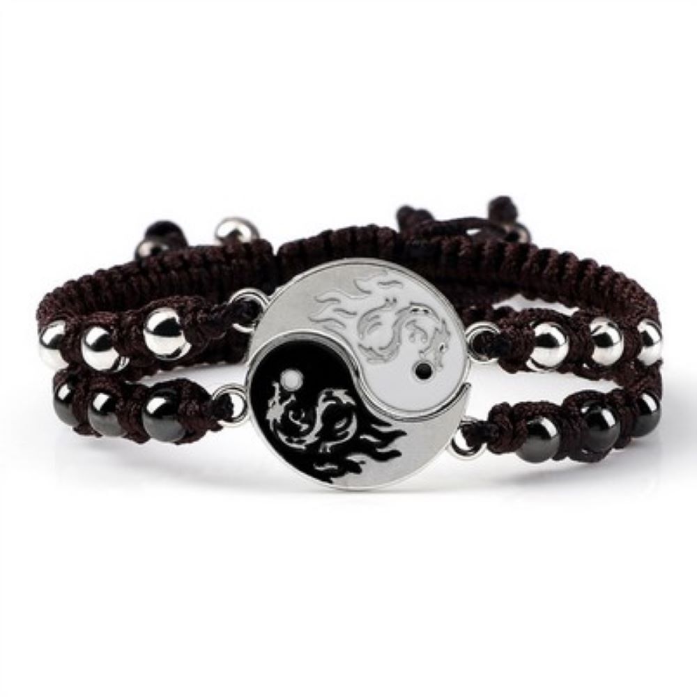 Armband für Zwei Yin und Yang Nylon/Messing Unisex