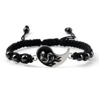 Armband für Zwei Yin und Yang Nylon/Messing Unisex