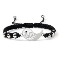 Armband für Zwei Yin und Yang Nylon/Messing Unisex