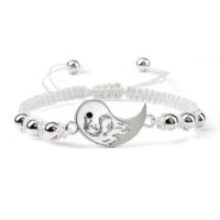 Armband für Zwei Yin und Yang Nylon/Messing Unisex