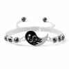 Armband für Zwei Yin und Yang aus Nylon/Messing Unisex - in zwei Varianten