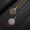 Kette mit Allah-Anhänger 59cm Gold Edelstahl Unisex