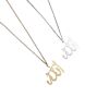 Kette mit Allah-Schrift-Anhänger 45cm Silber Gold Edelstahl Unisex