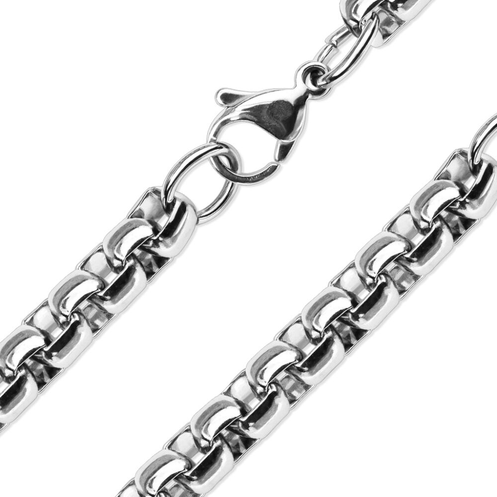 Venezianerkette Silber aus Edelstahl Unisex - 6mm