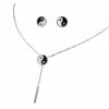 Schmuckset Yin und Yang silber aus Edelstahl Damen