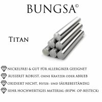 Creolen klassisch 14 mm aus Titan Unisex