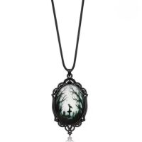 Kette mit mystischem Amulett-Anhänger aus...