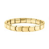 Armband Italian-Style 18 Verbindungsgliedern Edelstahl Unisex - Gold