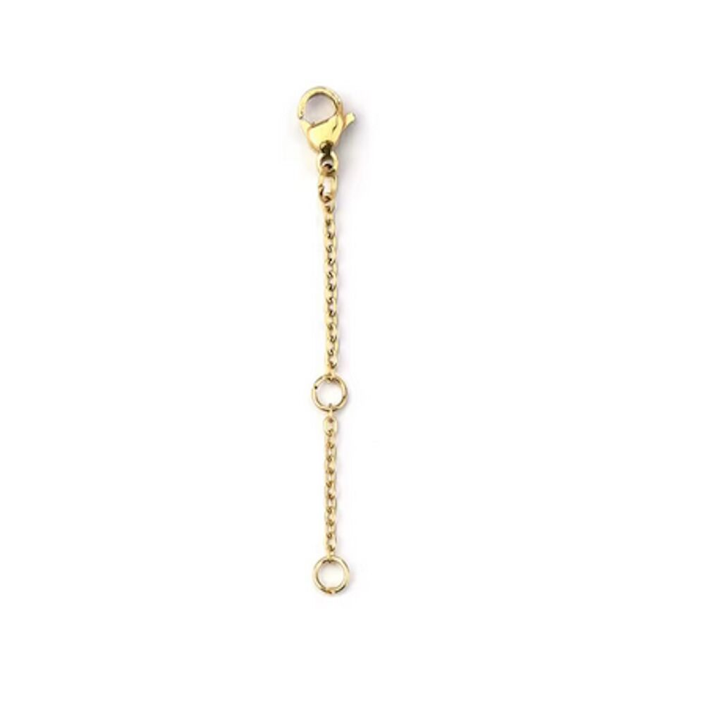 Ketten-Verlängerung goldfarben 5cm aus Edelstahl Unisex