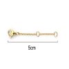 Ketten-Verlängerung goldfarben 5cm aus Edelstahl Unisex