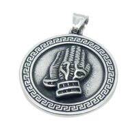 Anhänger Amulett betende Hände Silber aus Edelstahl Unisex