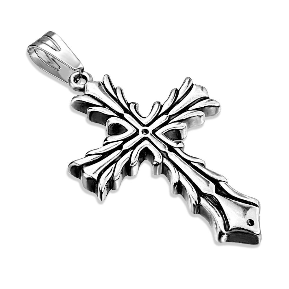Anhänger Kreuz Keltisch Silber aus Edelstahl Unisex