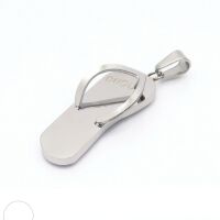 Anhänger Flip Flop Silber aus Edelstahl Unisex