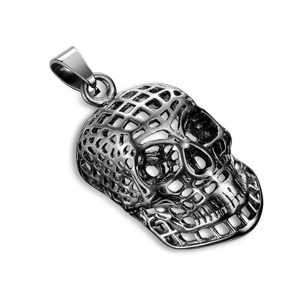 Anhänger Skull schwarz aus Edelstahl Unisex, 29,99 €