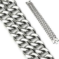 Armband zweireihig Silber aus Edelstahl Unisex