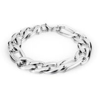 Armband massiv Silber aus Edelstahl Herren