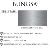 Paar-Ring Kristall Eternity Silber aus Edelstahl Unisex