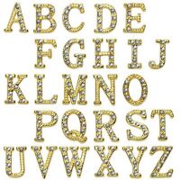 Anhänger Buchstaben Gold Messing Unisex